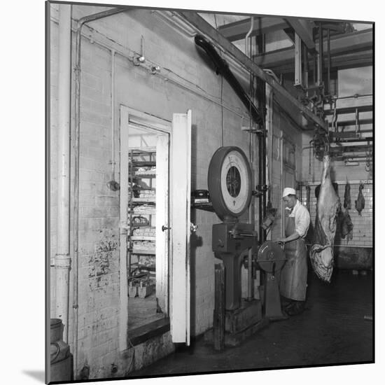 Schonhuts Butchery Factory, Rawmarsh, South Yorkshire, 1955-Michael Walters-Mounted Photographic Print