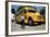 School Bus Dropping Off Child at Home-William P. Gottlieb-Framed Photographic Print