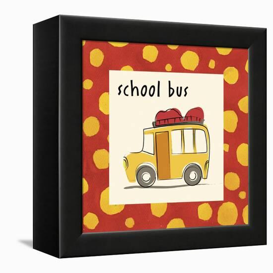 School Bus-null-Framed Premier Image Canvas