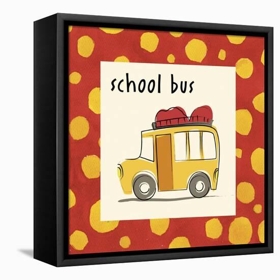 School Bus-null-Framed Premier Image Canvas