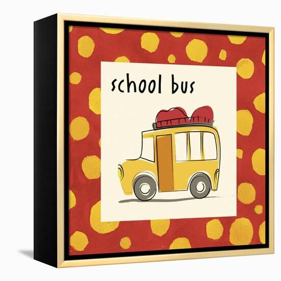 School Bus-null-Framed Premier Image Canvas