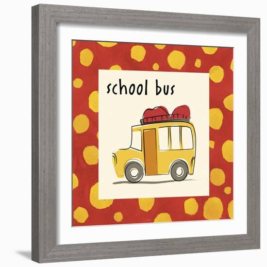 School Bus-null-Framed Giclee Print