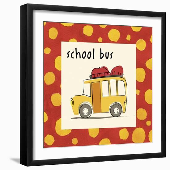 School Bus-null-Framed Giclee Print