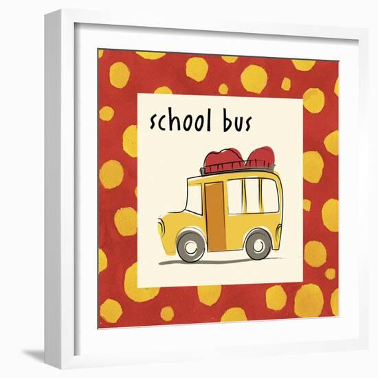 School Bus-null-Framed Giclee Print