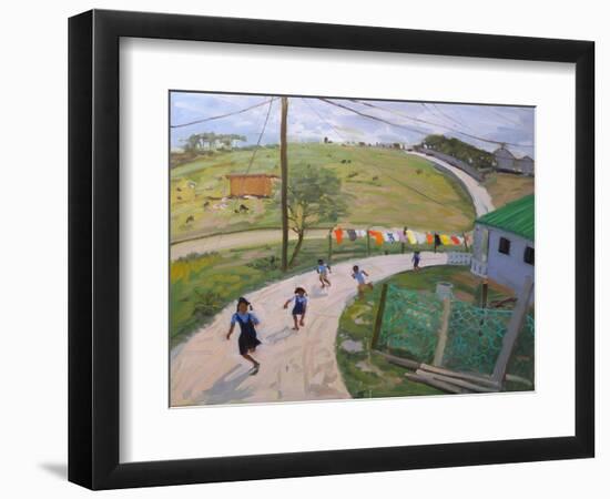 School Children, 2011 (Oil on Canvas)-Andrew Macara-Framed Giclee Print