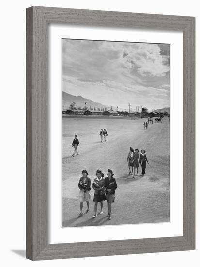 School Children-Ansel Adams-Framed Art Print