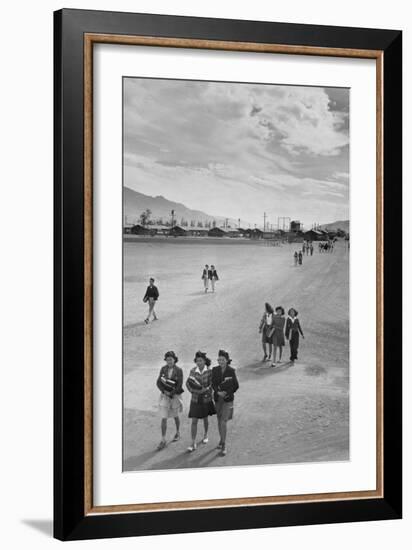 School Children-Ansel Adams-Framed Art Print