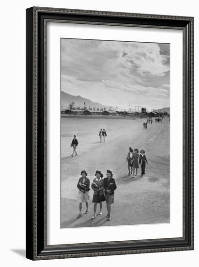 School Children-Ansel Adams-Framed Art Print