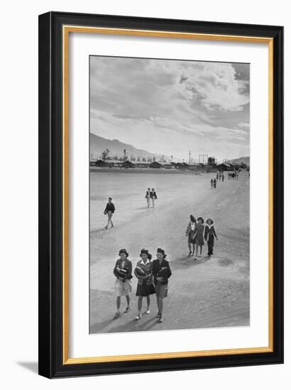 School Children-Ansel Adams-Framed Art Print