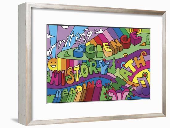 School Courses-Howie Green-Framed Giclee Print