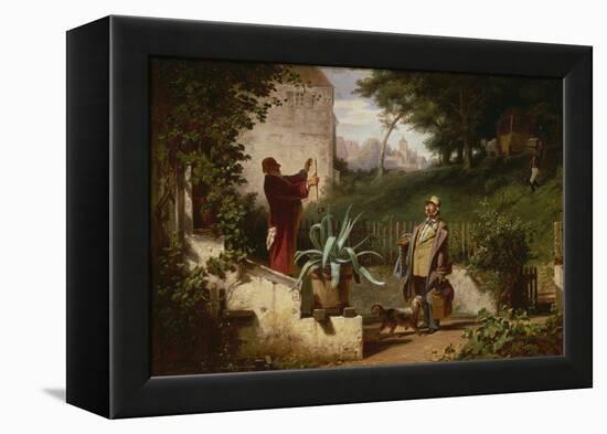 School Day Friends, about 1855-Carl Spitzweg-Framed Premier Image Canvas