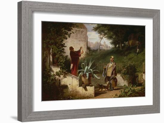 School Day Friends, about 1855-Carl Spitzweg-Framed Giclee Print