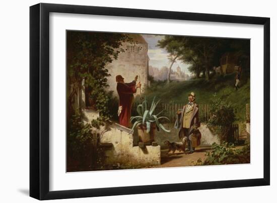 School Day Friends, about 1855-Carl Spitzweg-Framed Giclee Print