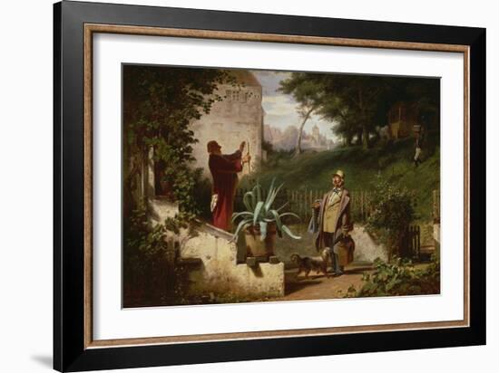 School Day Friends, about 1855-Carl Spitzweg-Framed Giclee Print