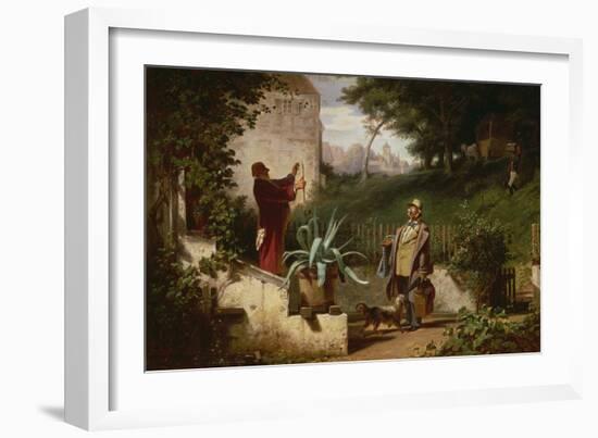 School Day Friends, about 1855-Carl Spitzweg-Framed Giclee Print