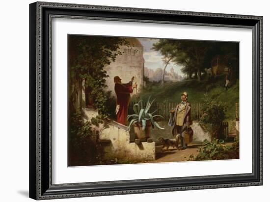 School Day Friends, about 1855-Carl Spitzweg-Framed Giclee Print