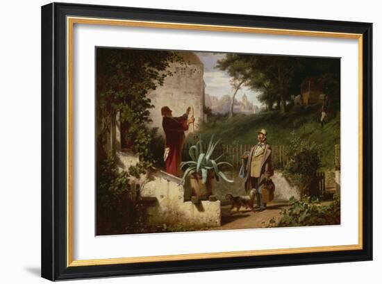 School Day Friends, about 1855-Carl Spitzweg-Framed Giclee Print