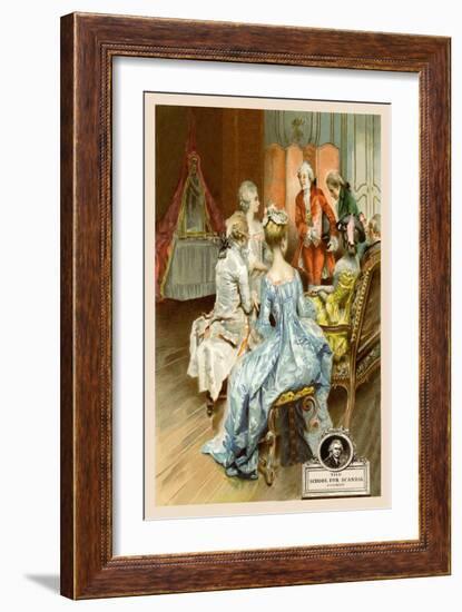 School for Scandal: A Comedy-Lucius Rossi-Framed Art Print