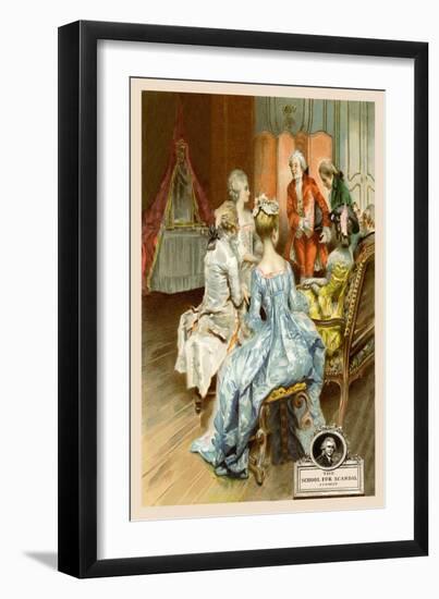 School for Scandal: A Comedy-Lucius Rossi-Framed Art Print
