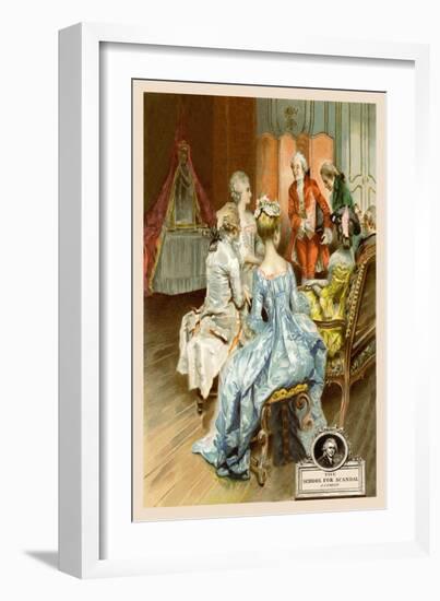 School for Scandal: A Comedy-Lucius Rossi-Framed Art Print