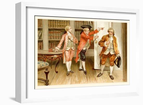 School for Scandal: Sent from the Library-Lucius Rossi-Framed Art Print