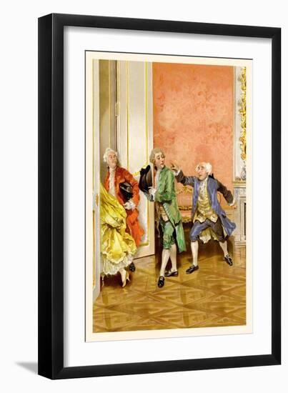 School for Scandal: The Accusation-Lucius Rossi-Framed Art Print