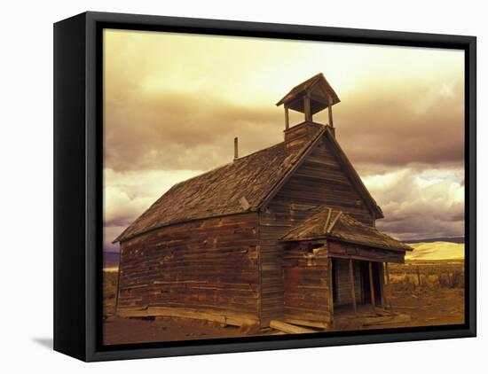 School House on the Ponderosa Ranch, Seneca, Oregon, USA-Darrell Gulin-Framed Premier Image Canvas