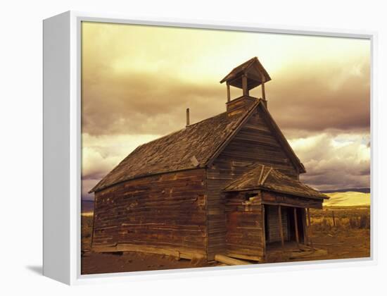 School House on the Ponderosa Ranch, Seneca, Oregon, USA-Darrell Gulin-Framed Premier Image Canvas