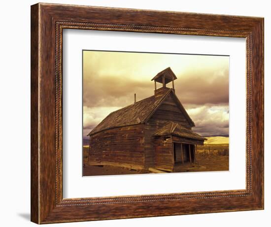 School House on the Ponderosa Ranch, Seneca, Oregon, USA-Darrell Gulin-Framed Photographic Print