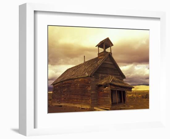 School House on the Ponderosa Ranch, Seneca, Oregon, USA-Darrell Gulin-Framed Photographic Print