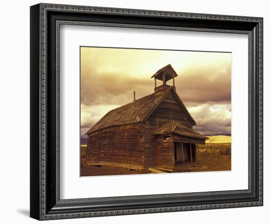 School House on the Ponderosa Ranch, Seneca, Oregon, USA-Darrell Gulin-Framed Photographic Print