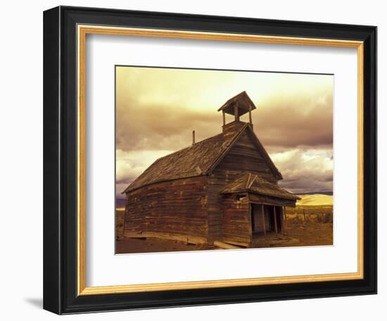 School House on the Ponderosa Ranch, Seneca, Oregon, USA-Darrell Gulin-Framed Photographic Print