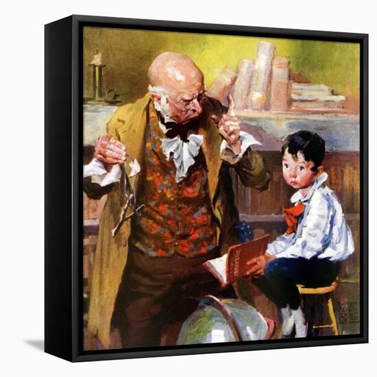 "School Master,"September 1, 1926-William Meade Prince-Framed Premier Image Canvas