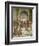 School of Athens, Detail of the Centre Showing Plato and Aristotle with Students-Raphael-Framed Premium Giclee Print