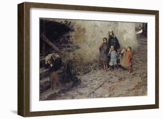 School of Suffering, 1895-Luigi Rossi-Framed Giclee Print