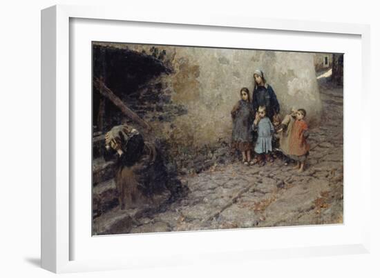 School of Suffering, 1895-Luigi Rossi-Framed Giclee Print