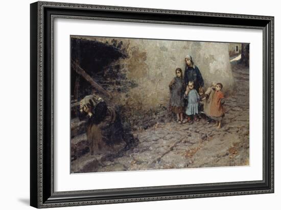 School of Suffering, 1895-Luigi Rossi-Framed Giclee Print