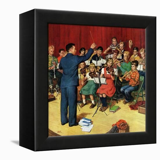 "School Orchestra", March 22, 1952-Amos Sewell-Framed Premier Image Canvas