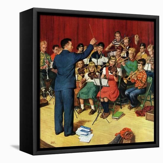 "School Orchestra", March 22, 1952-Amos Sewell-Framed Premier Image Canvas