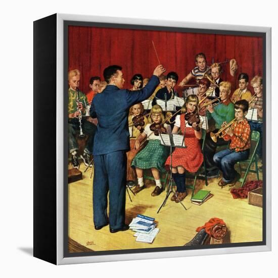 "School Orchestra", March 22, 1952-Amos Sewell-Framed Premier Image Canvas