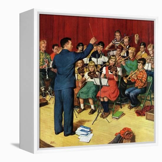 "School Orchestra", March 22, 1952-Amos Sewell-Framed Premier Image Canvas