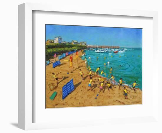 School Outing, New Quay,Wales, 2013-Andrew Macara-Framed Giclee Print