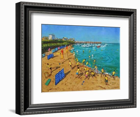 School Outing, New Quay,Wales, 2013-Andrew Macara-Framed Giclee Print