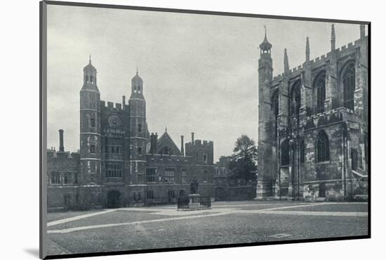 'School Yard and Chapel', 1926-Unknown-Mounted Photographic Print