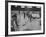 Schoolboys Playing Ice Hockey-Ralph Morse-Framed Premium Photographic Print