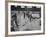 Schoolboys Playing Ice Hockey-Ralph Morse-Framed Premium Photographic Print