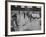 Schoolboys Playing Ice Hockey-Ralph Morse-Framed Premium Photographic Print