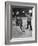 Schoolboys Playing Ice Hockey-null-Framed Photographic Print