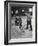 Schoolboys Playing Ice Hockey-null-Framed Photographic Print