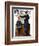 "Schoolmaster" or "First in his Class" Saturday Evening Post Cover, June 26,1926-Norman Rockwell-Framed Giclee Print